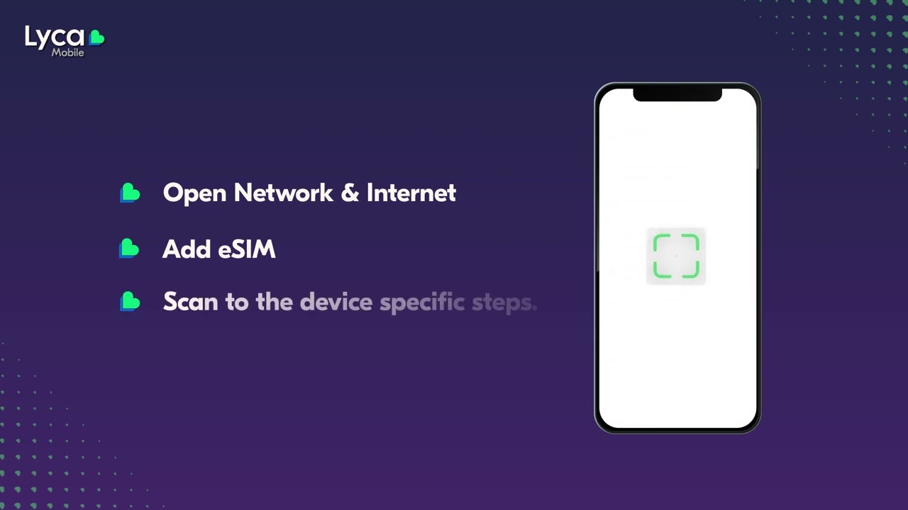 How to Activate Your Lyca Mobile eSIM - Android