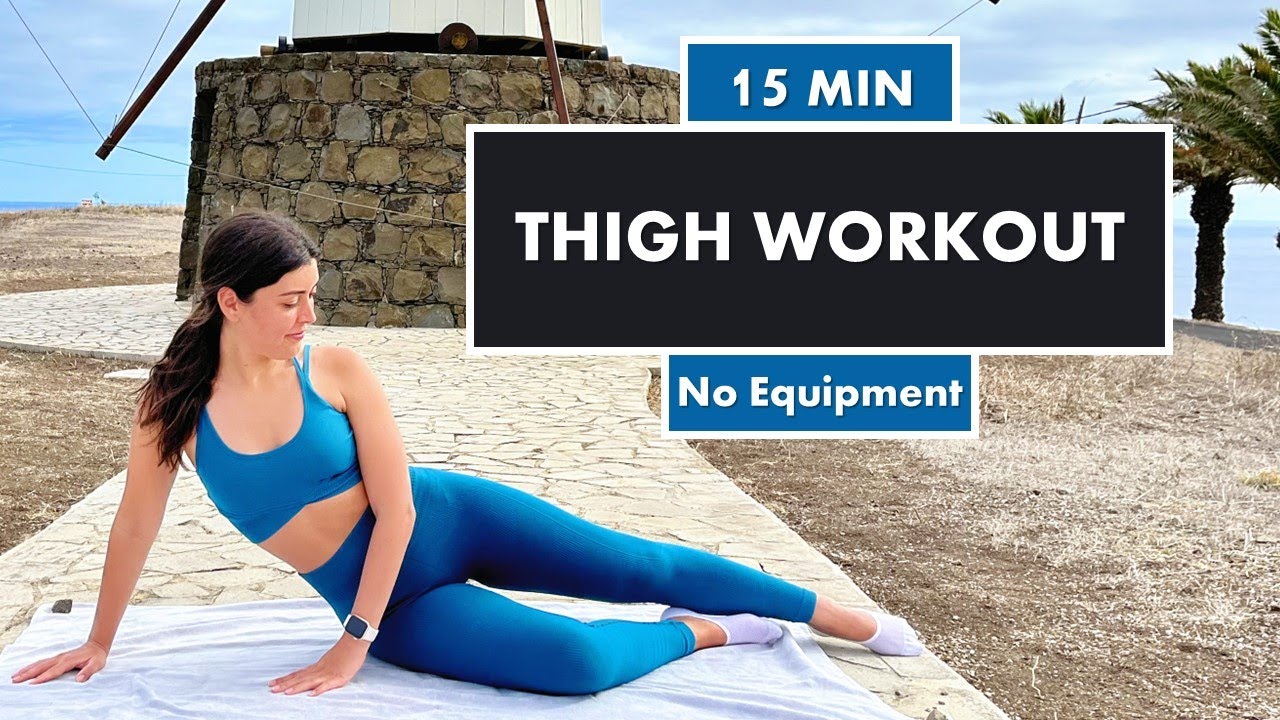 15 min Inner & Outer Thigh Workout Lying Down | Knee Friendly Leg Workout on the Floor