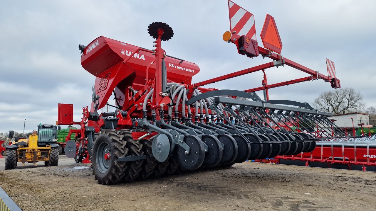 UNIA FS T DRIVE 1500/3 - prezentacja siewnika