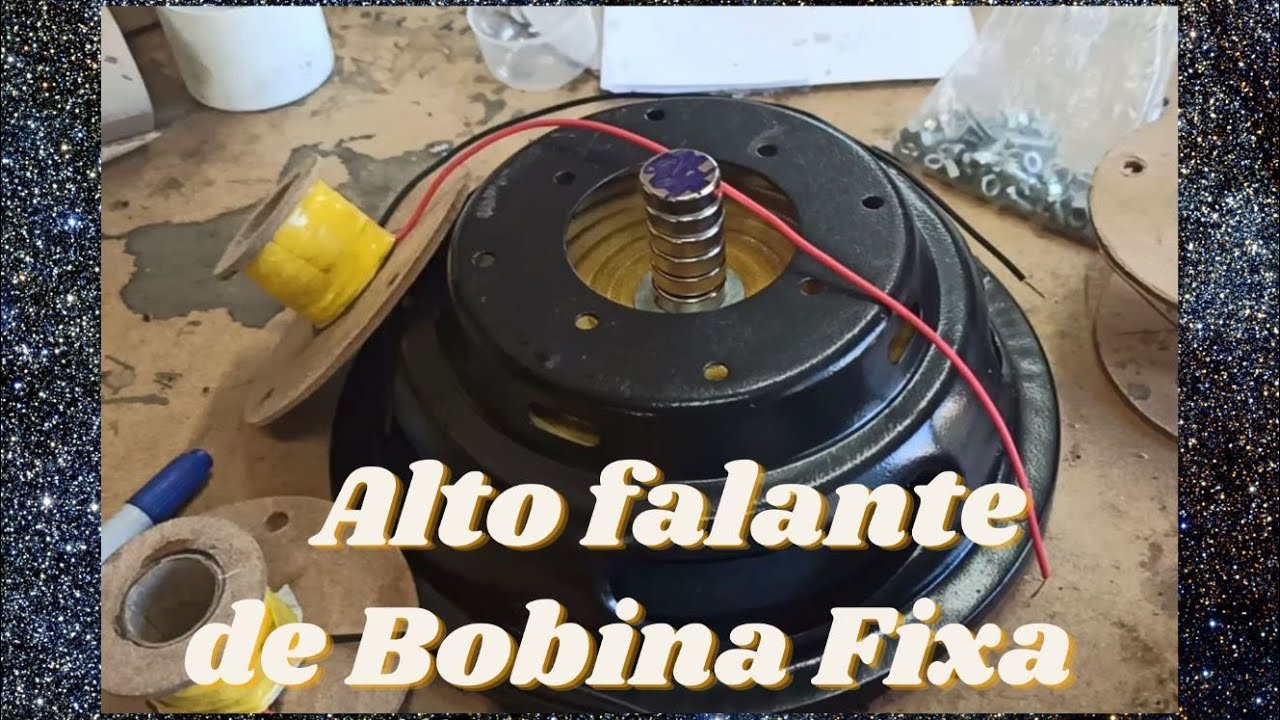 Alto Falante com bobina fixa e imã móvel