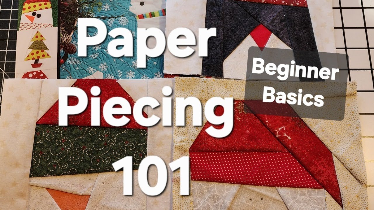 Paper Piecing 101, FPP Basics, Winter Sewing Projects, Scrap Fabric Sewing, #fpp #paperpiecing #sew