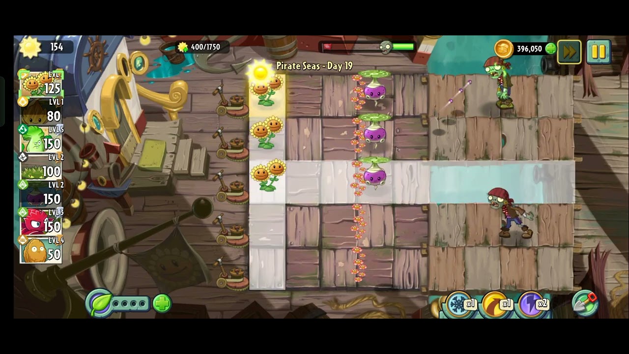 PVZ2 Pirate Seas Day 19