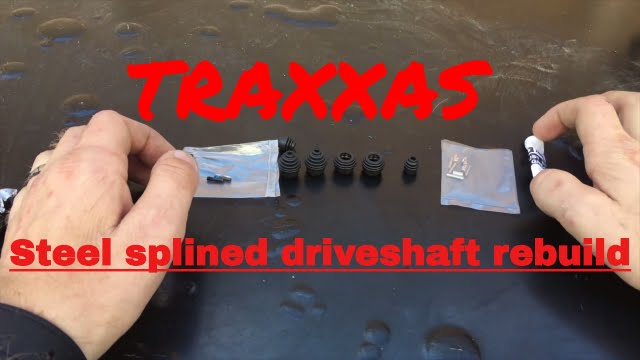 Rebuild  Traxxas steel spline CVD TRA 6757-