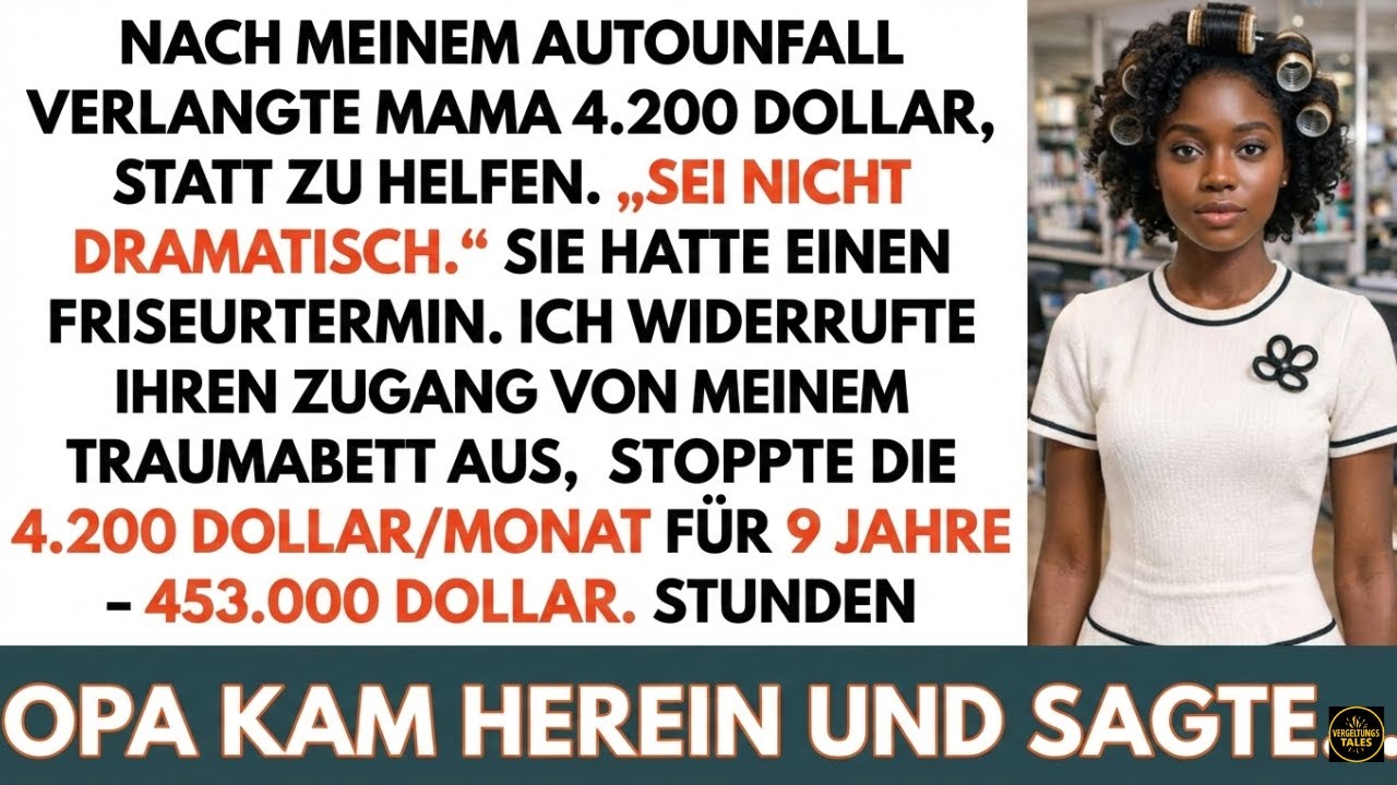 Meine Mutter ließ uns nach meinem Autounfall im Stich – ein einziger Schritt von Opa änderte alles …