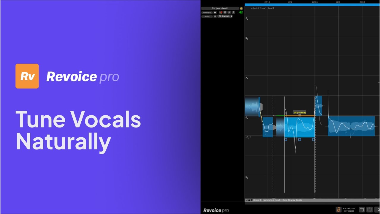 How To Tune Vocals Naturally with Revoice Pro 5