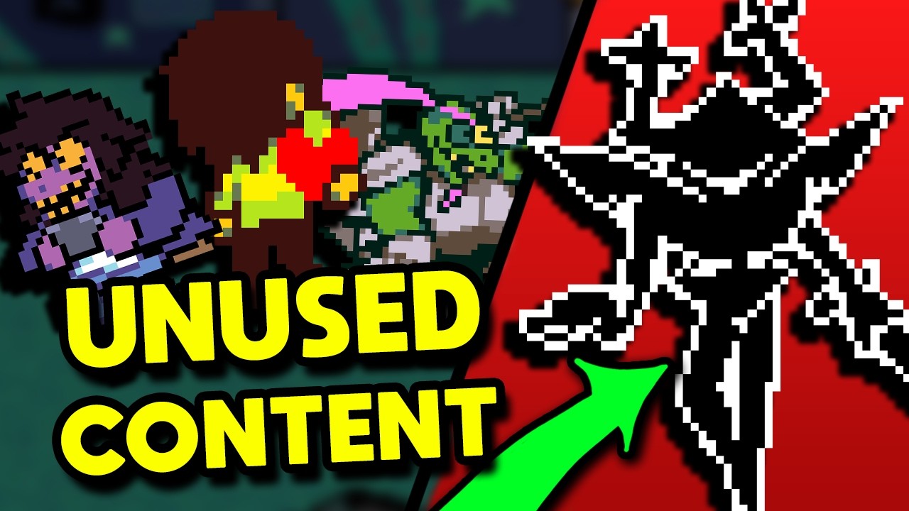 Deltarune Chapter 4 LOST BITS | A TON of Unused Graphics