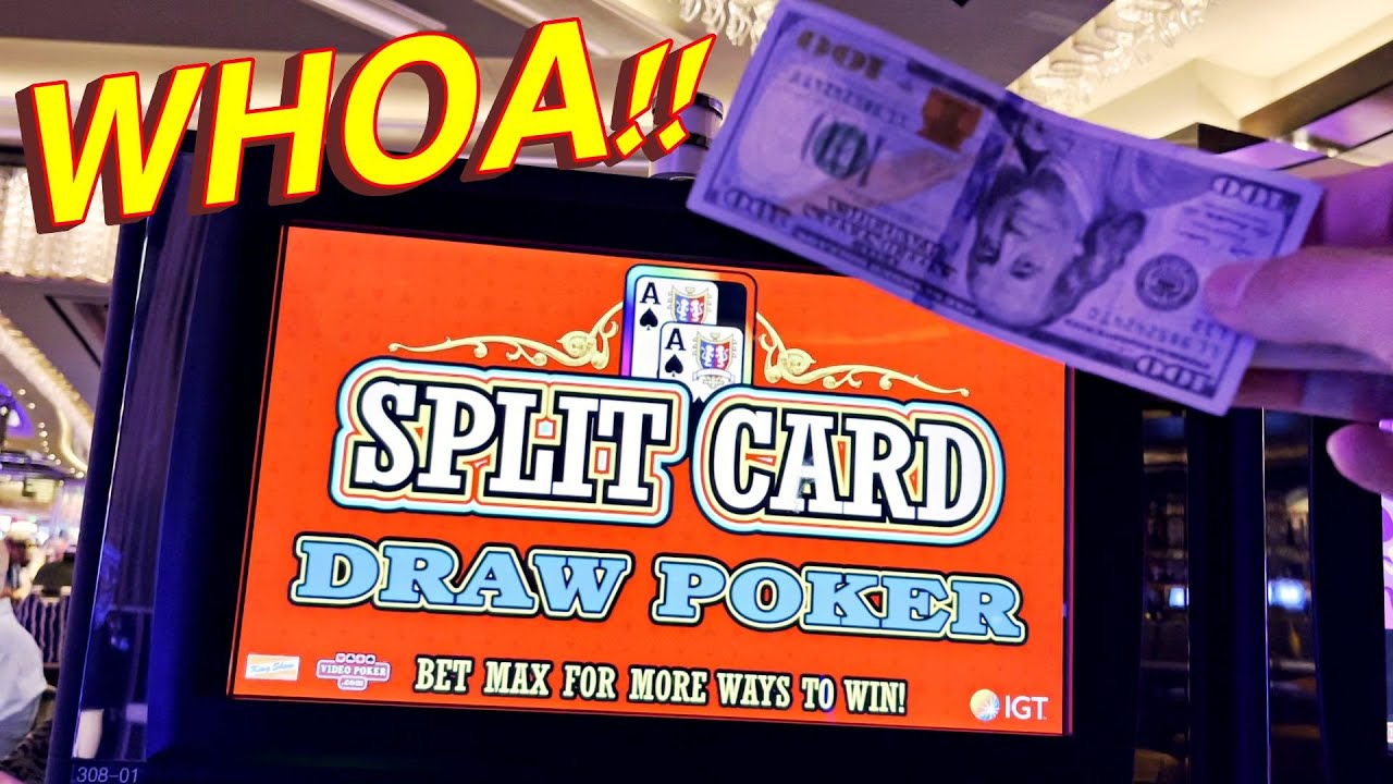 SPLIT CARD DRAW POKER!!!!!