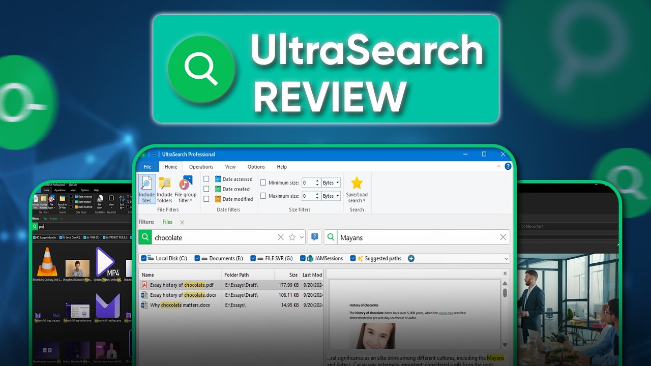 Обзор UltraSearch: самый быстрый способ найти файлы и повысить производительность