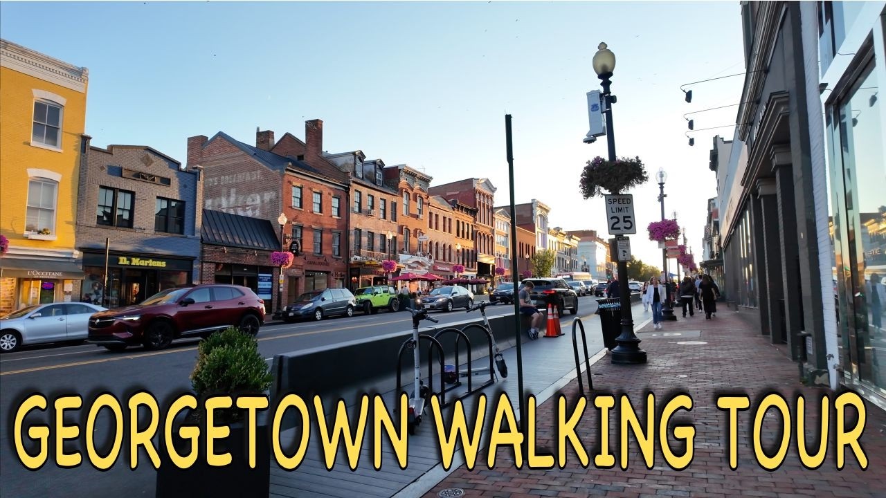🇺🇸 What to See Georgetown/ Tour of Washington DC's Hippest Neighborhood / Things to do Georgetown DC