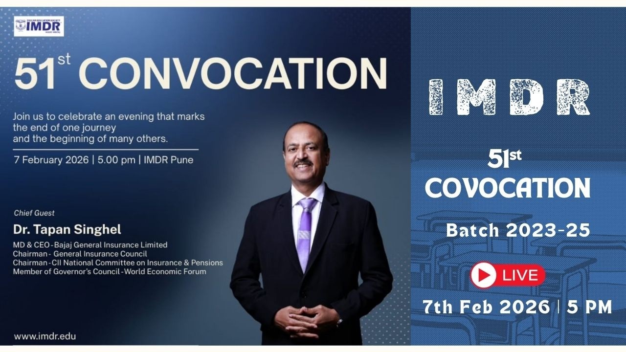 IMDR | The 51st Convocation | Batch 2023-25