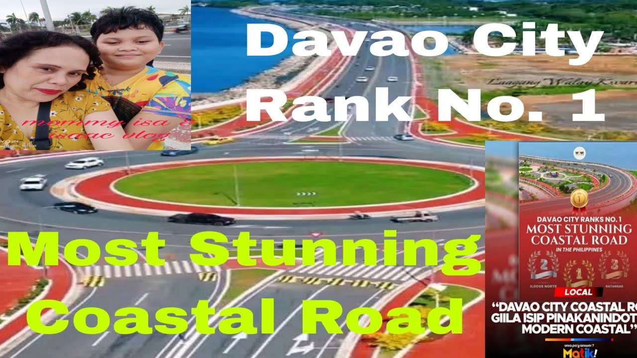 DAVAO CITY RANK NO.1 THE MOST STUNNING & BEAUTIFUL COASTAL ROAD SA PILIPINAS #tatakduterte  