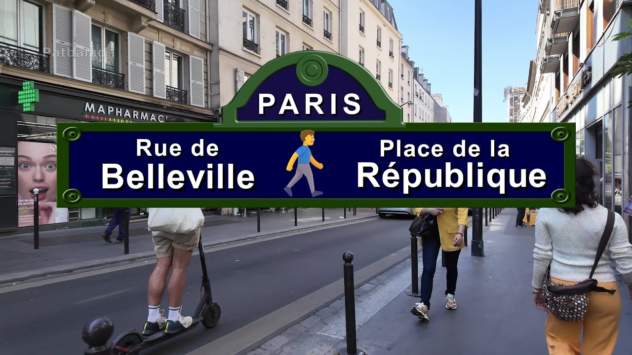 Balade Speed dans Paris (Rue de Belleville ➡️ Place de la République)