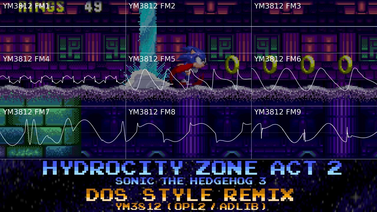 Sonic the Hedgehog 3 - Hydrocity Zone Act 2 - DOS Style Remix (YM3812 / OPL2)
