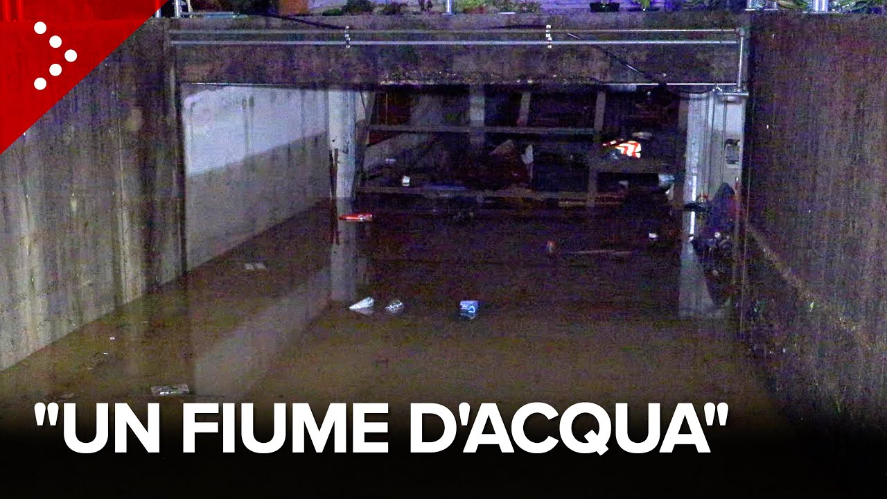 Maltempo nel trevigiano, allagamenti a Nervesa della Battaglia dopo temporale: 