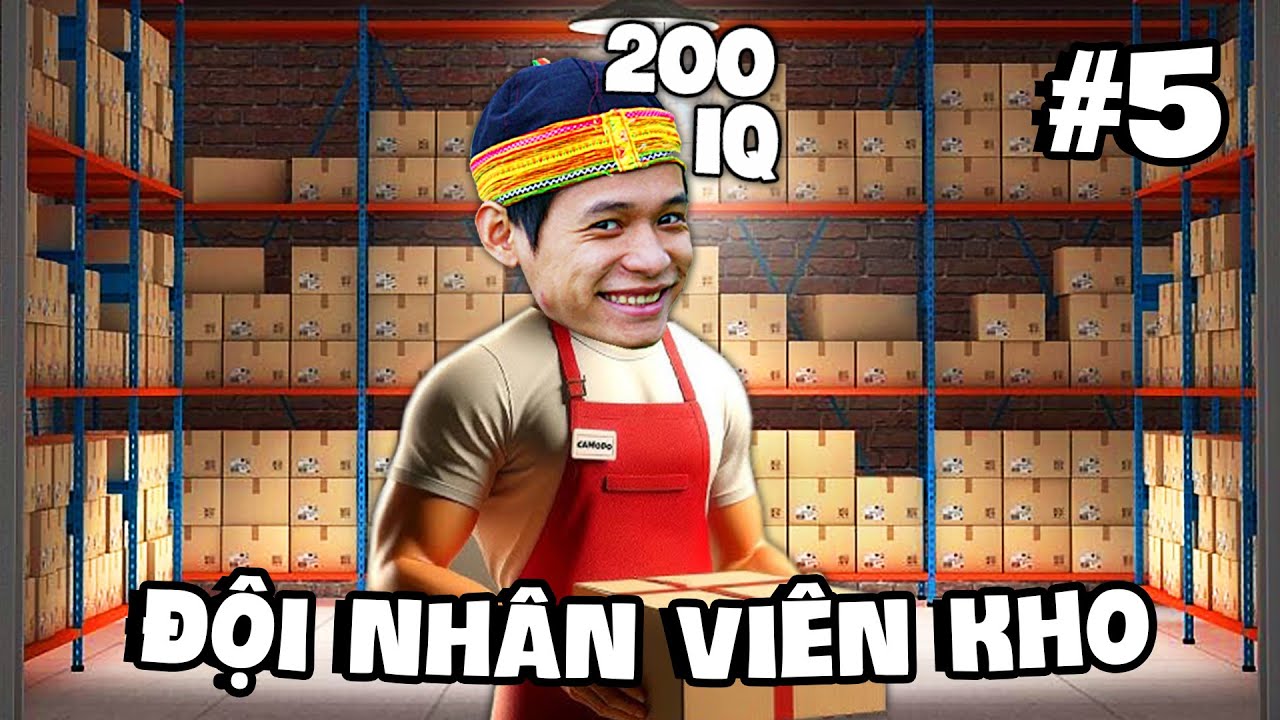 (Supermarket Simulator #5) Setup Nhà kho cho Siêu thị và ngày đầu làm việc của đội nhân viên Kho.