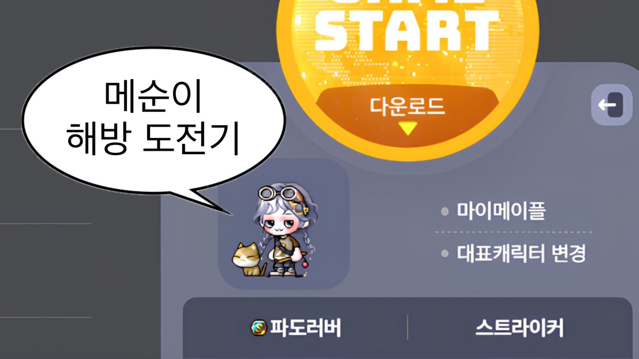 노 해방 스커 접습니다.. [메이플]