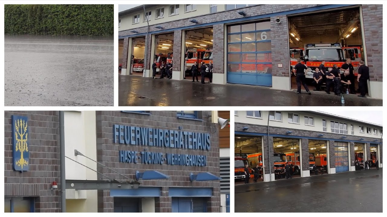 Unwetter 22.06.2023, Hagen/NRW - 4. Verband der Freiwilligen Feuerwehr in Bereitschaft am HaTueWe