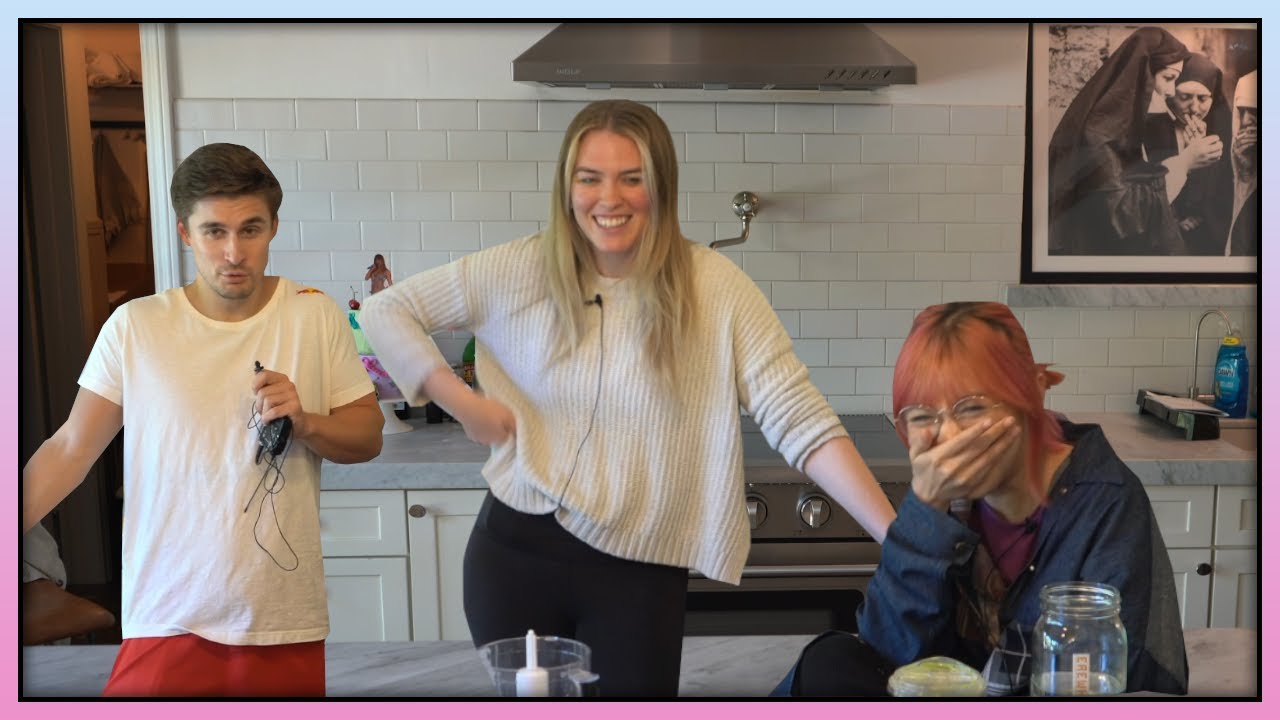 Madeleine Bake A Long With LilyPichu and Ludwig tries to help!