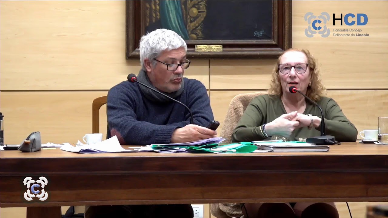 Sesión HCD (Honorable Concejo Deliberante) - Lincoln - Bs. As. - 25-08-25 -