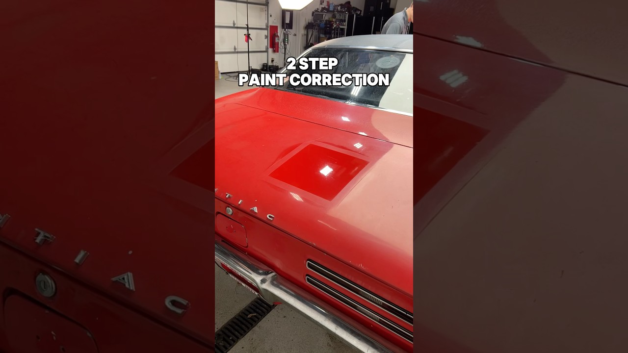 How to do a 2-step paint correction #cardetailing #paintcorrection #DIY