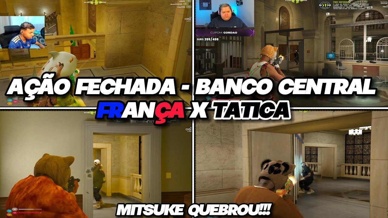 BANCO CENTRAL | MITSUKE AMASSOU!!! | FRANÇA X TATICA