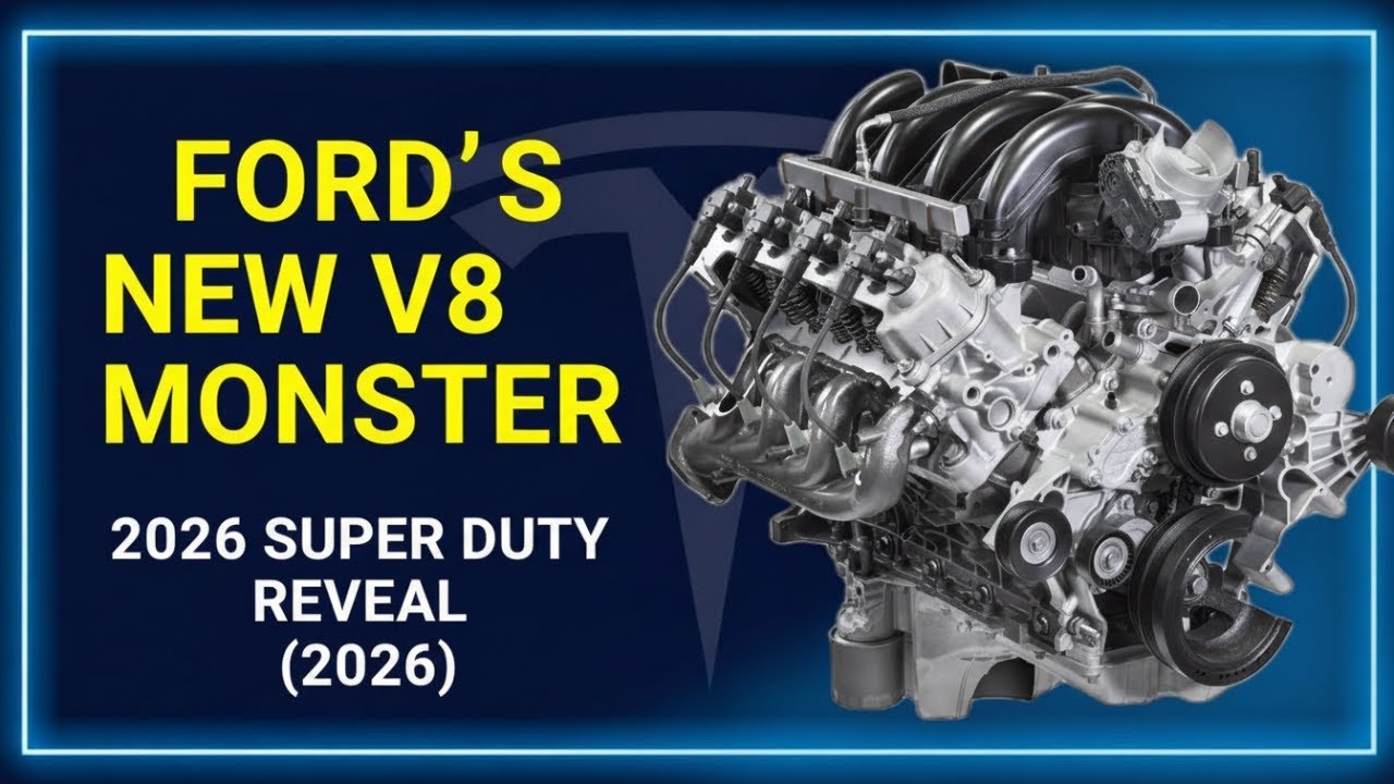 Ford представляет ЗВЕРИНЫЙ двигатель V8 для Super Duty 2026 года!