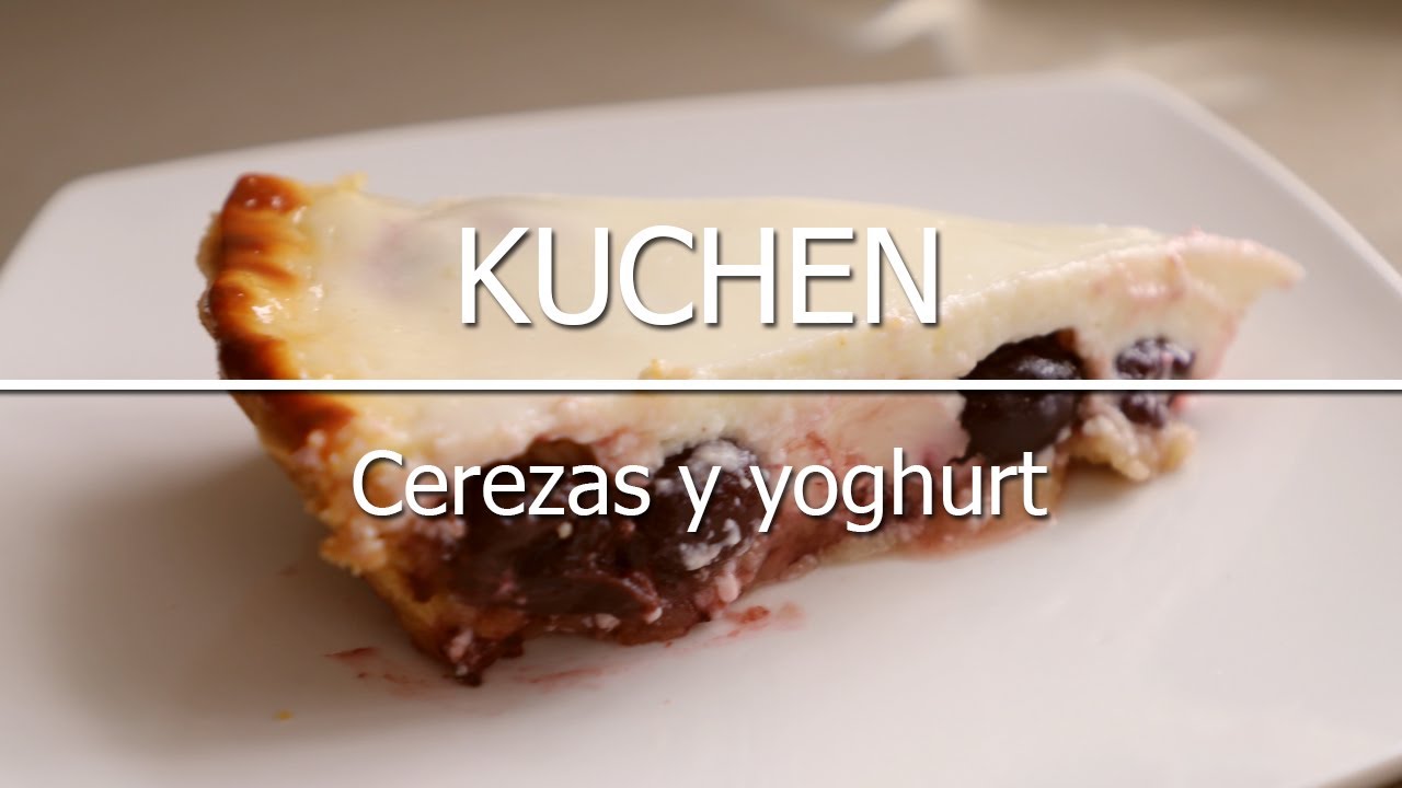 Kuchen de cerezas y yoghurt