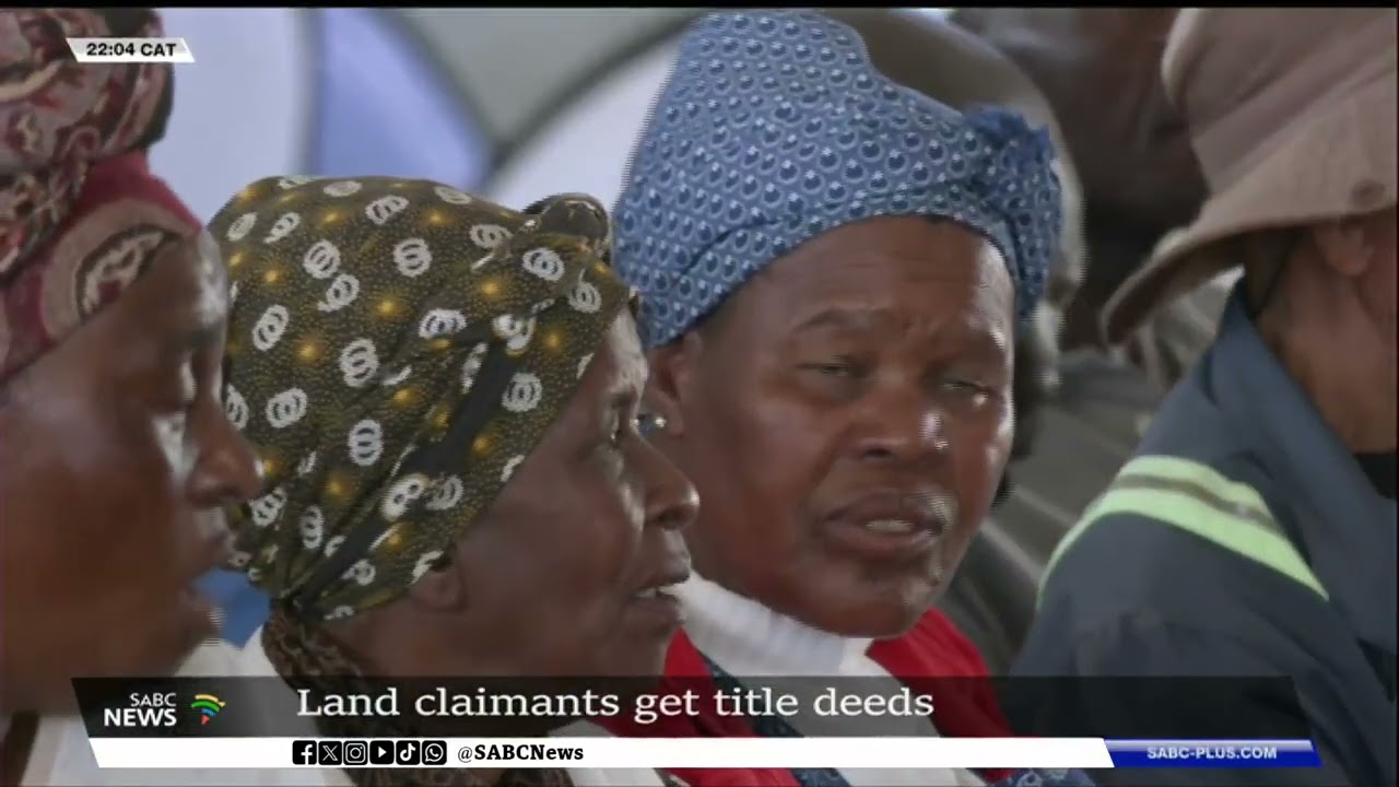 Land claimants get title deeds