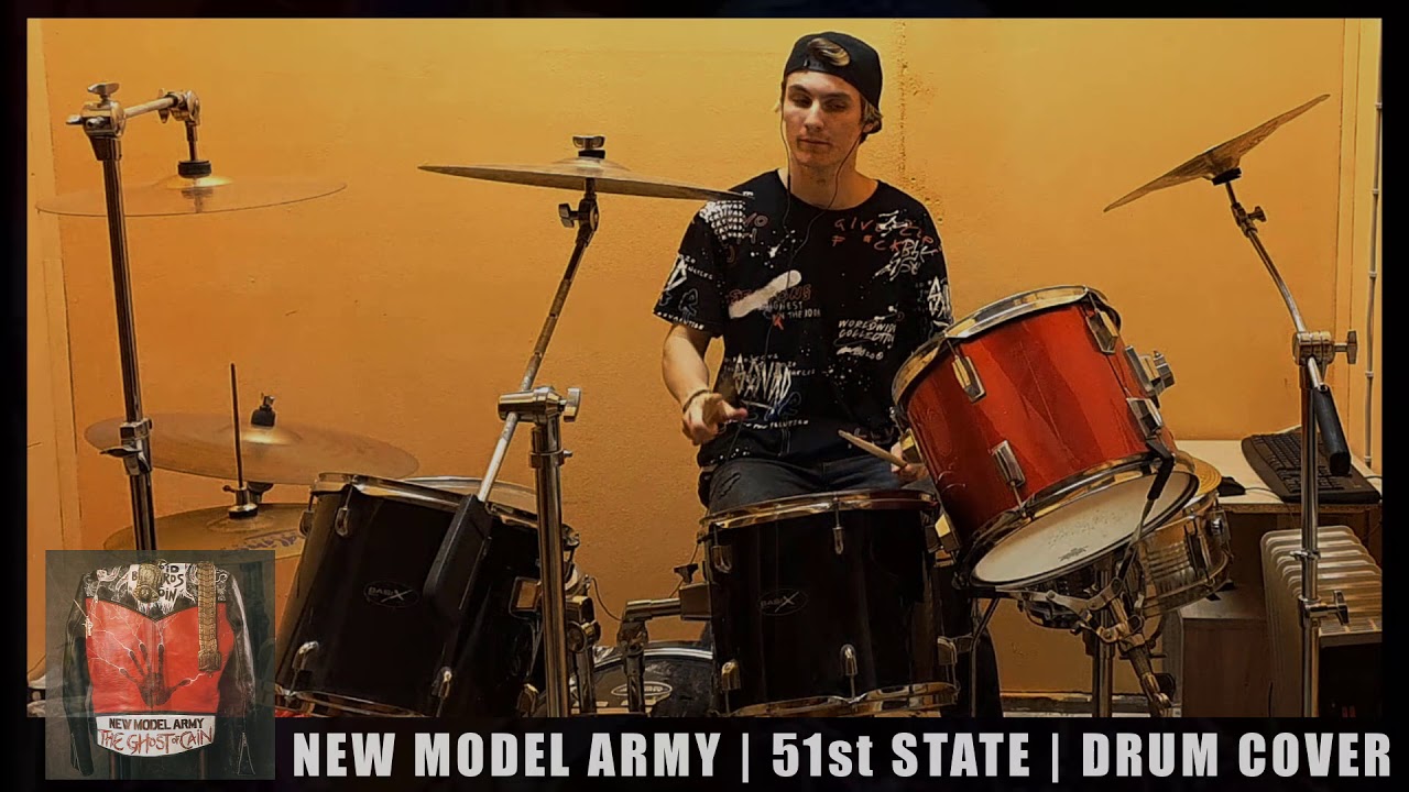 DRUM COVER | 51st State, New Model Army