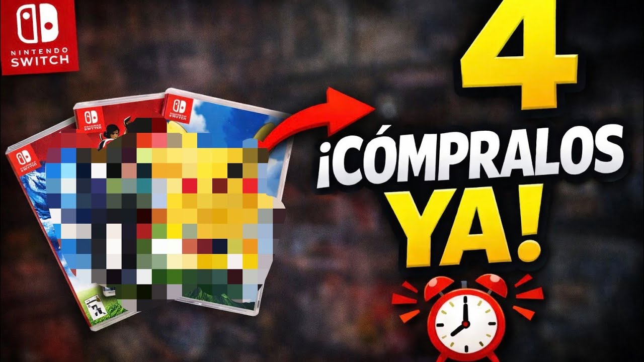 4 JUEGAZOS que tienes que COMPRAR lo antes POSIBLE o te ARREPENTIRÁS. 