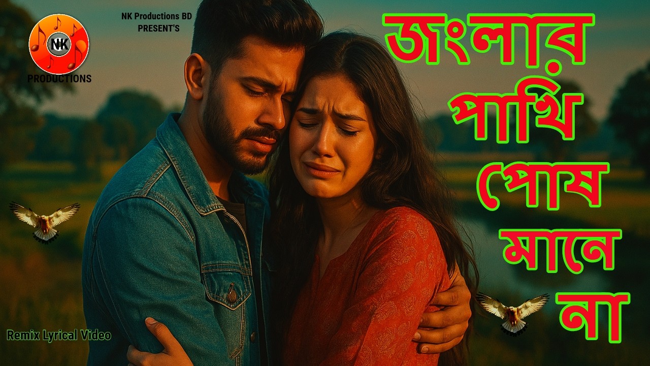 Jongla Pakhi Posh Mane Na ll জংলার পাখি পোষ মানে না ll Tik Tok Viral Sad Song ll Remix Video