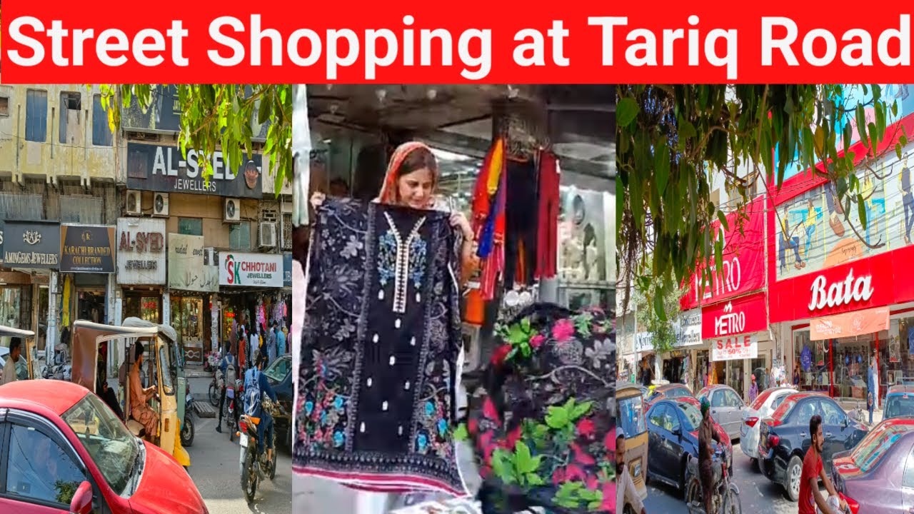 Street shopping || Tariq road || Local market in Karachi