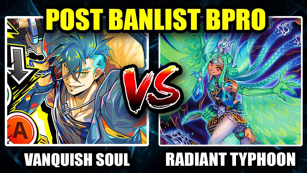 Radiant Typhoon против Vanquish Soul Pure — анализ повторов после бана в Burst Protocol.