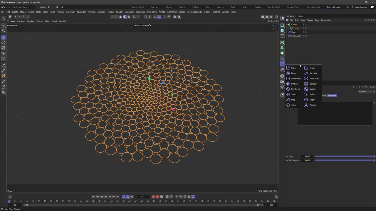 Easy Phyllotaxis using MoGraph