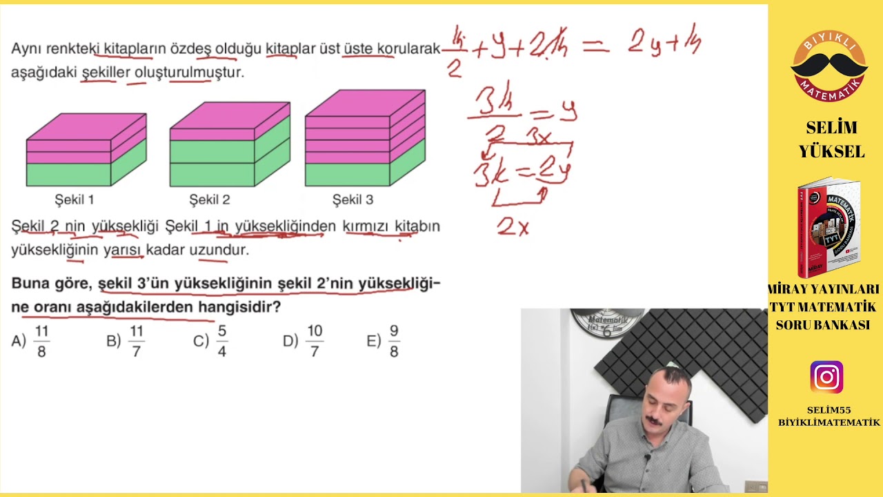 Kesir Problemleri  Test 1  Miray Yayınları TYT Soru Bankası