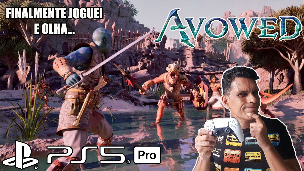 Jogando Avowed Pela Primeira vez no Monstro PS5 PRO Ao Vivo No Canal😏 #giftedbyxbox