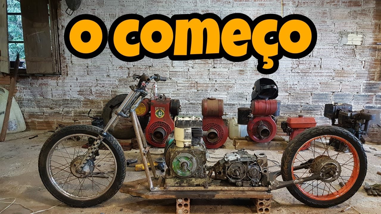 O Começo Do Quadro Moto Com Motor Estacionário 6