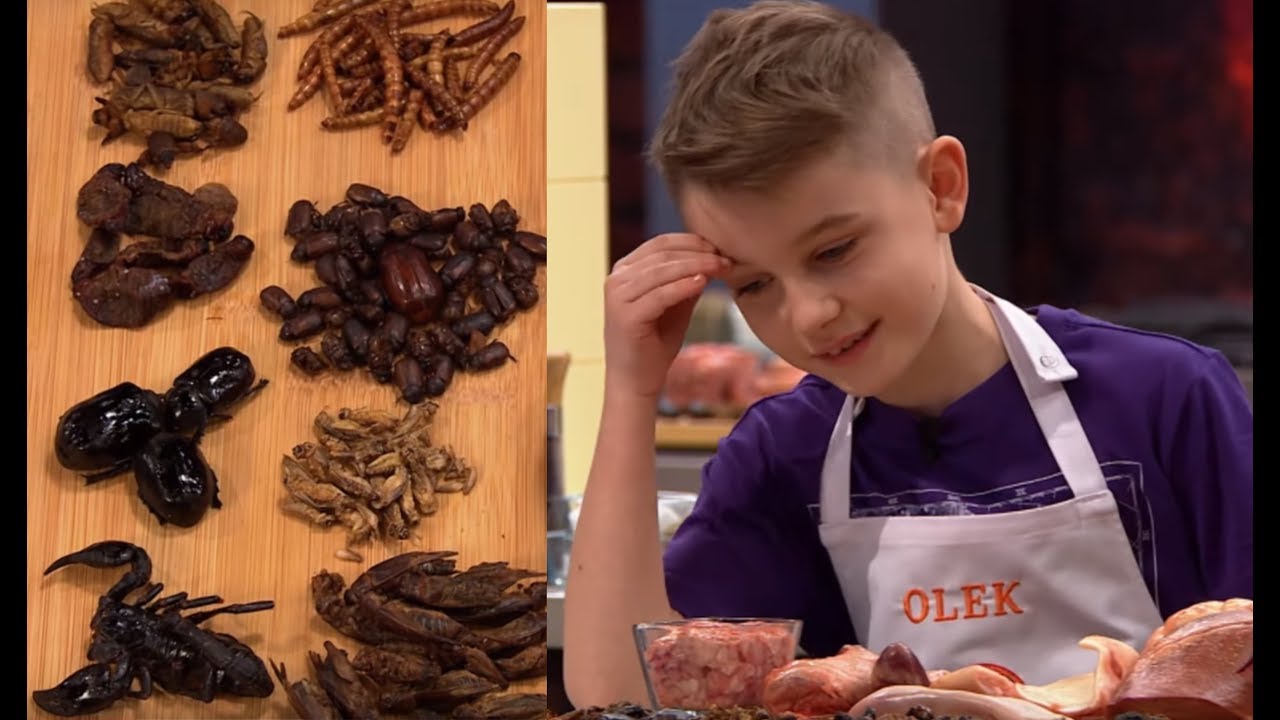 W tej konkurencji młodzi kucharze musieli wymyślić danie z... robakami! [MasterChef Junior]