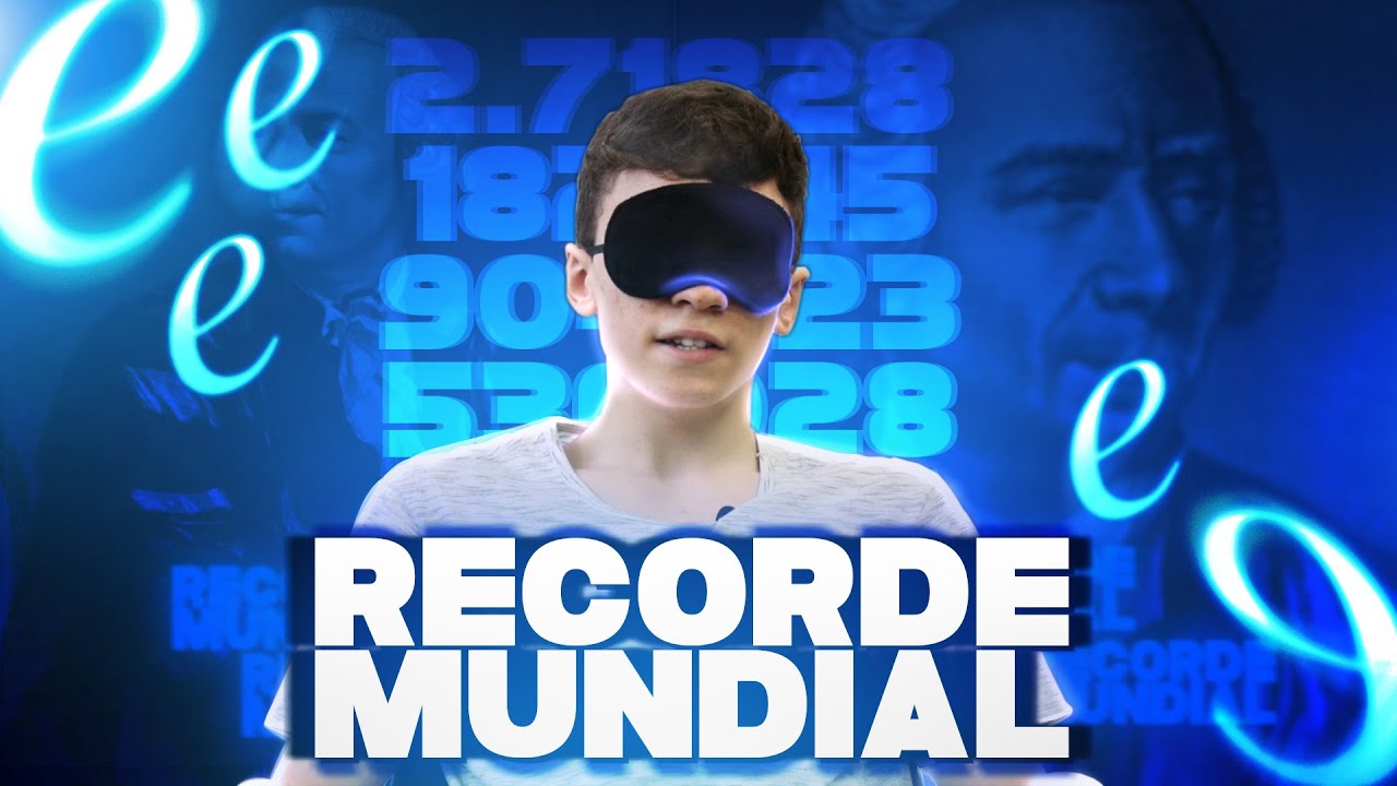 ENTREI para o GUINNESS aos 17 anos (memorizei 10.122 dígitos do número de Euler)