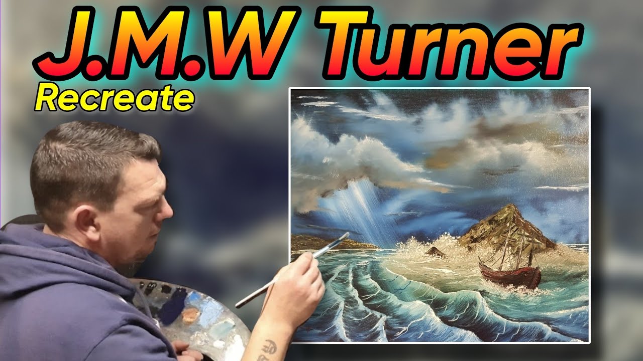 Научитесь рисовать Тернера масляными красками мокрыми по мокрому Bob Ross