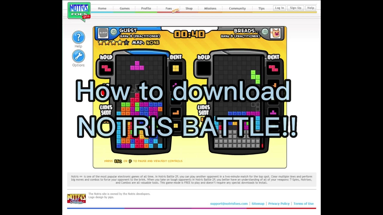 How to download Notris Battle (tetris battle) #tetris #onlinegaming #fyp
