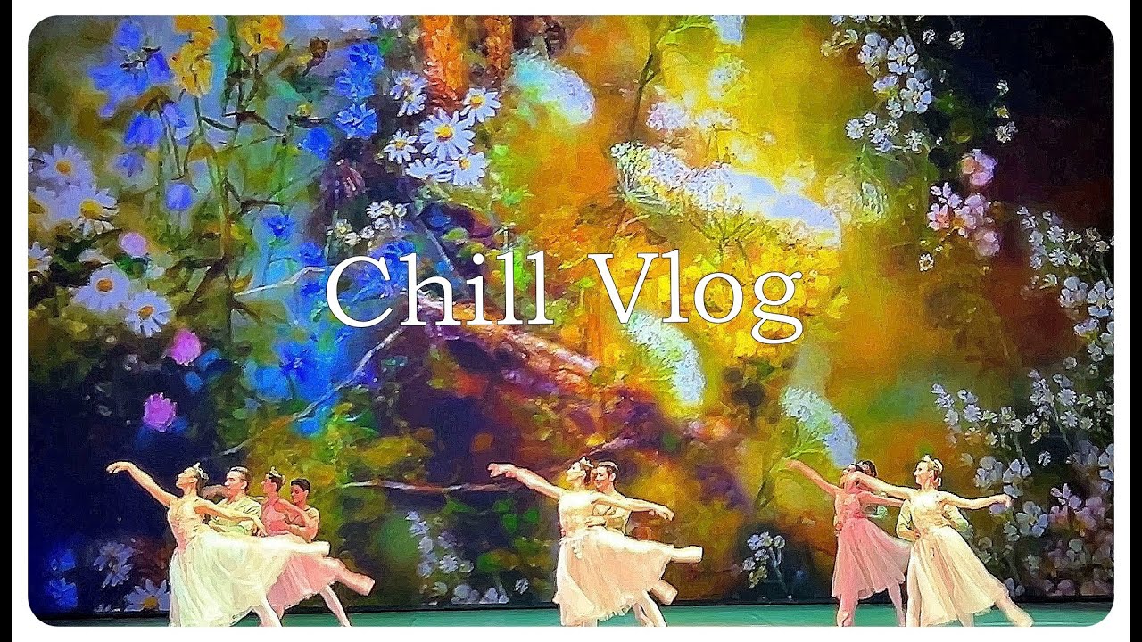 Nutcracker Ballet Night & Calm Cleaning Day  | Cozy Silent Vlog | 穏やかな掃除の日とバレエの夜 | 고요한 청소의 하루와 발레의 밤