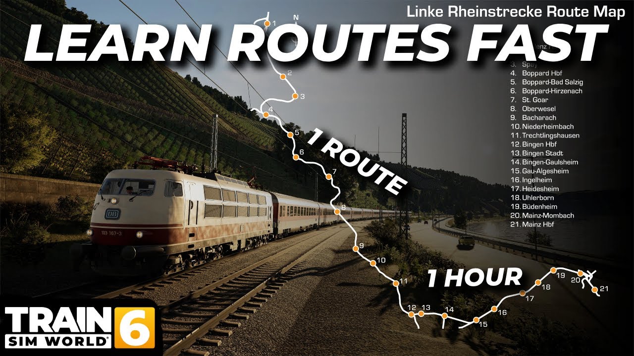 My Methods for Learning a New Route Fast | Train Sim World 6