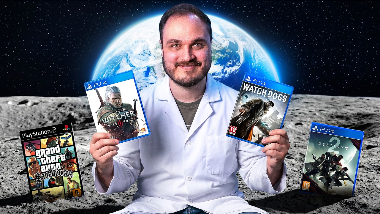 Fui para a LUA de VÁRIOS jogos diferentes