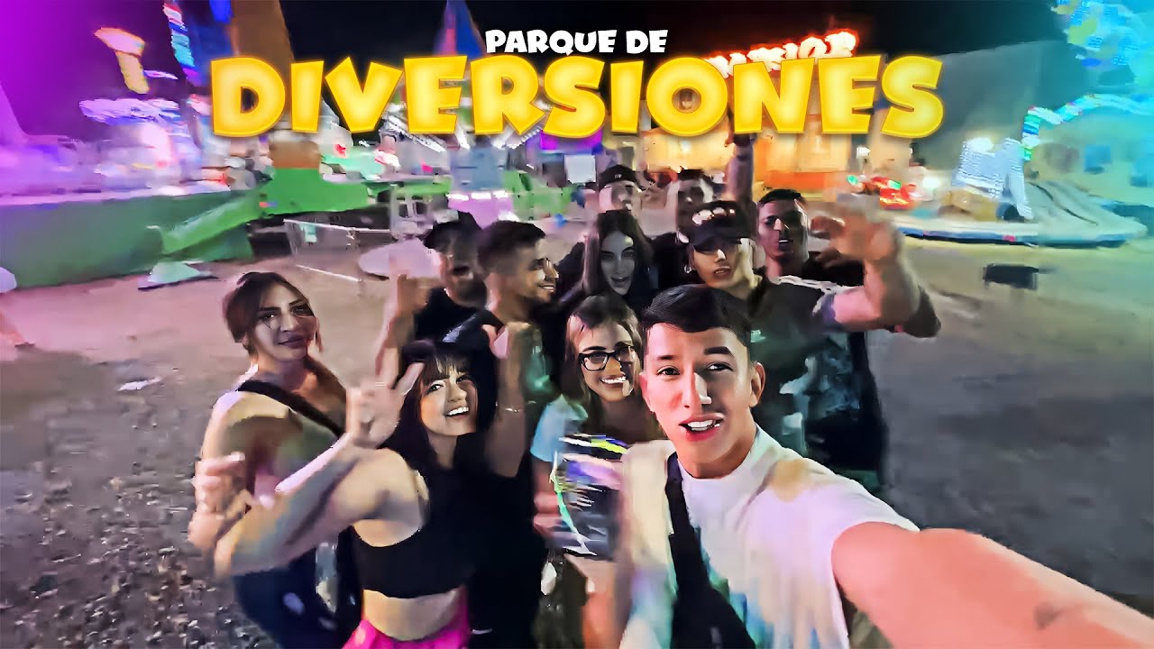 EN EL PARQUE DE DIVERSIONES CON LA GANGA Y UNAS JEVITAS | El Chanty IRL#20