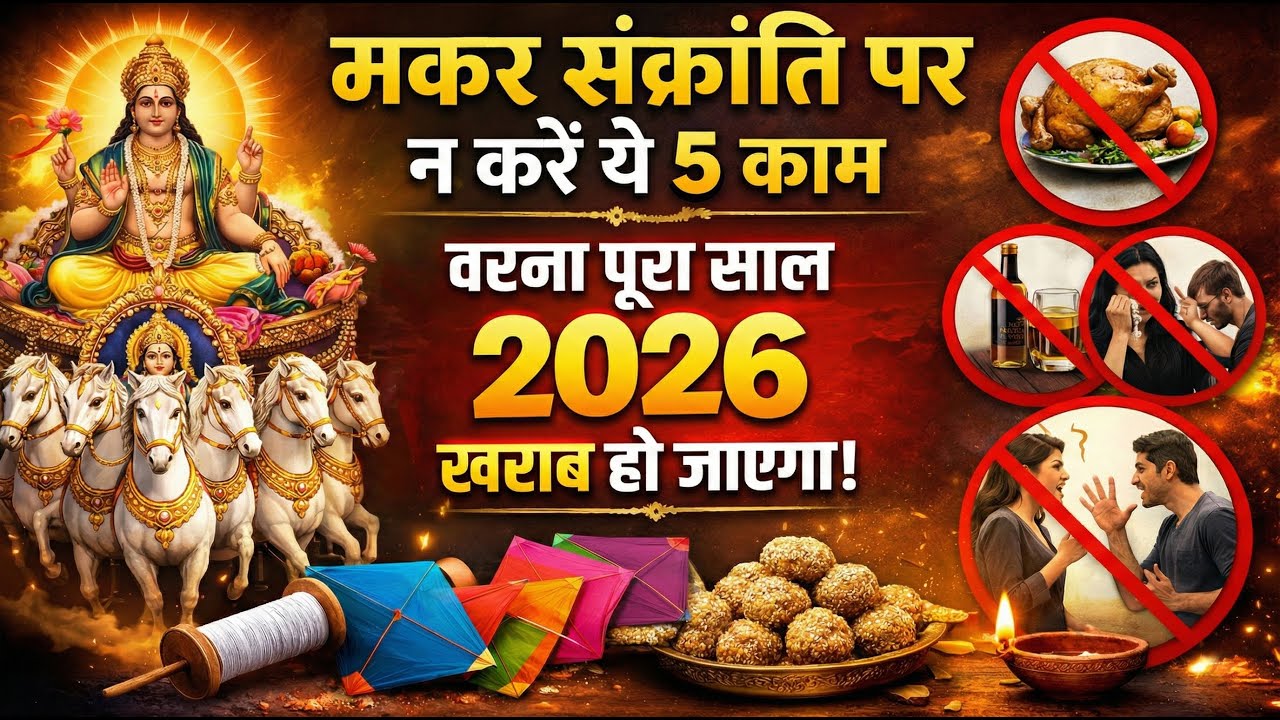 Don't do these 5 things on Makar Sankranti, otherwise the entire year 2026 will be ruined.