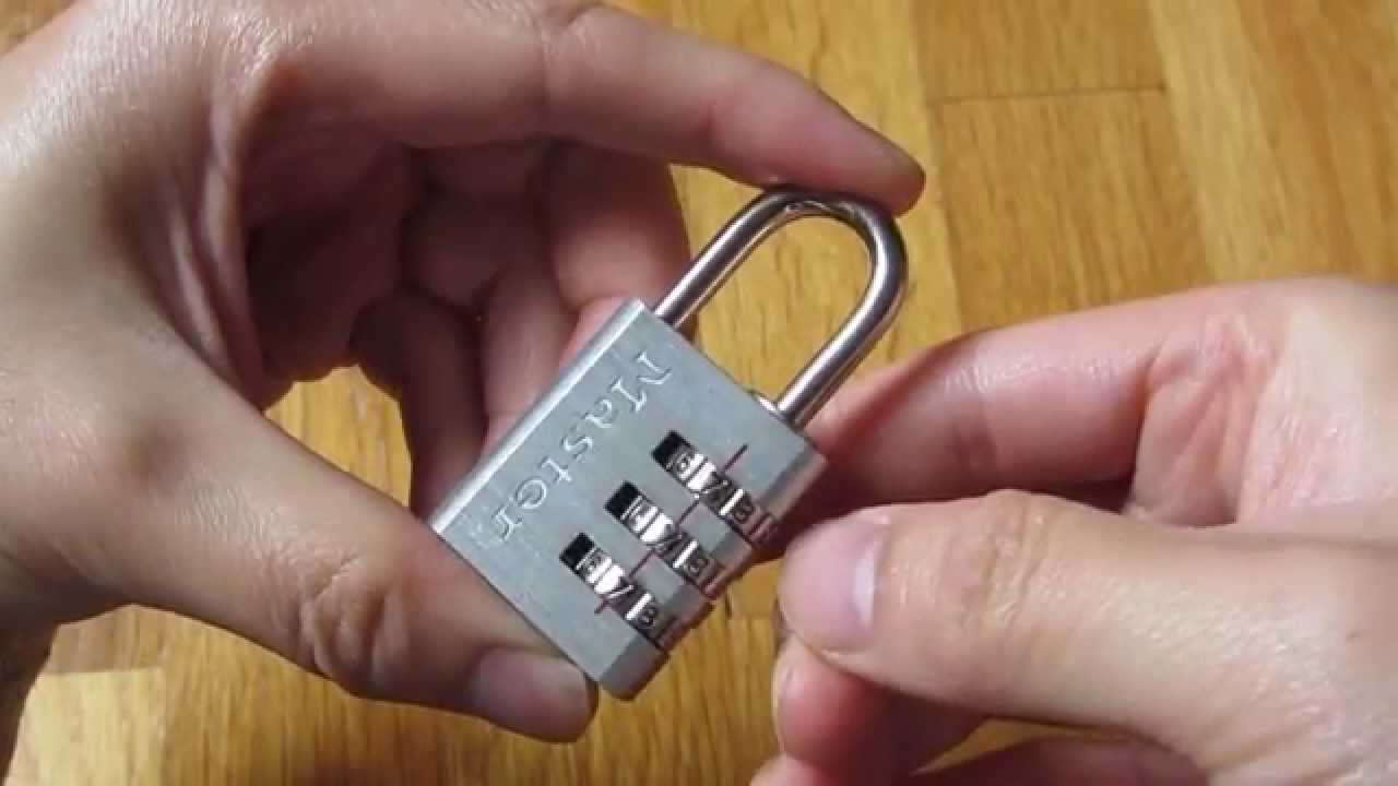 Master Lock — как установить и сбросить код (HD 1080p)