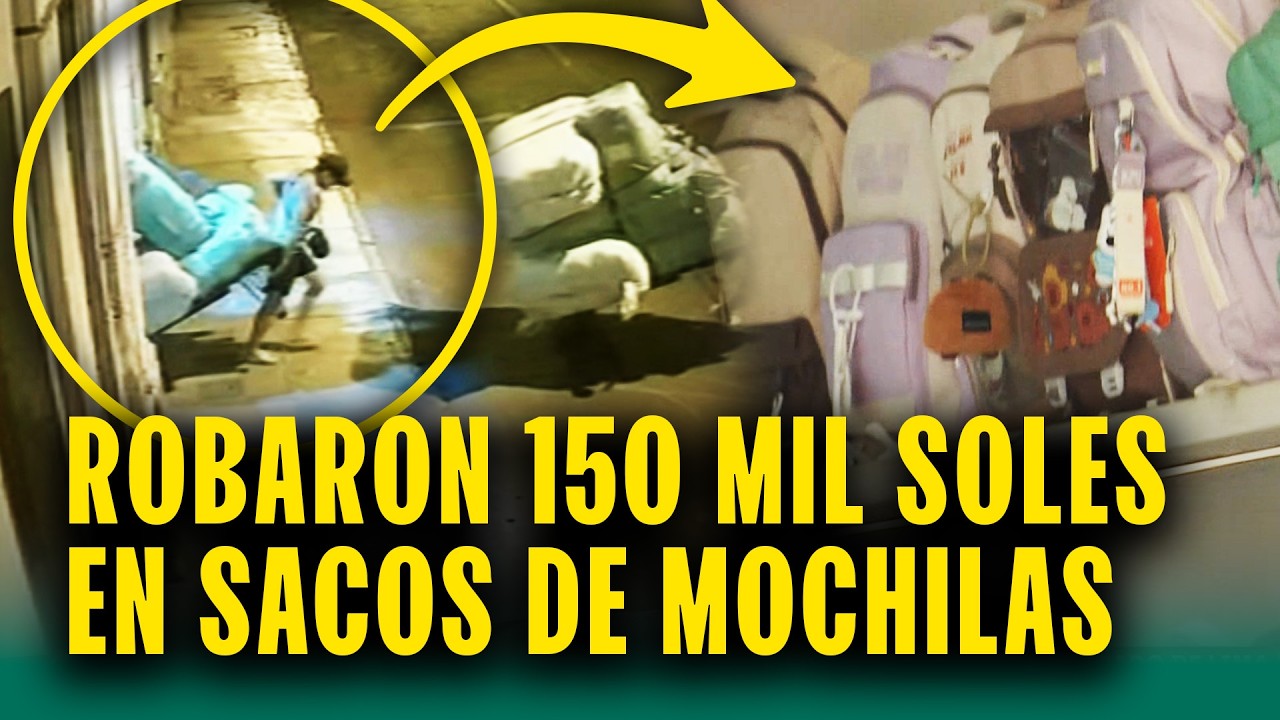 Se llevaron más de 150 mil soles en menos de una hora en el Centro de Lima