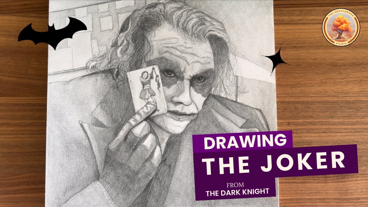 Drawing The Joker | The Dark Knight