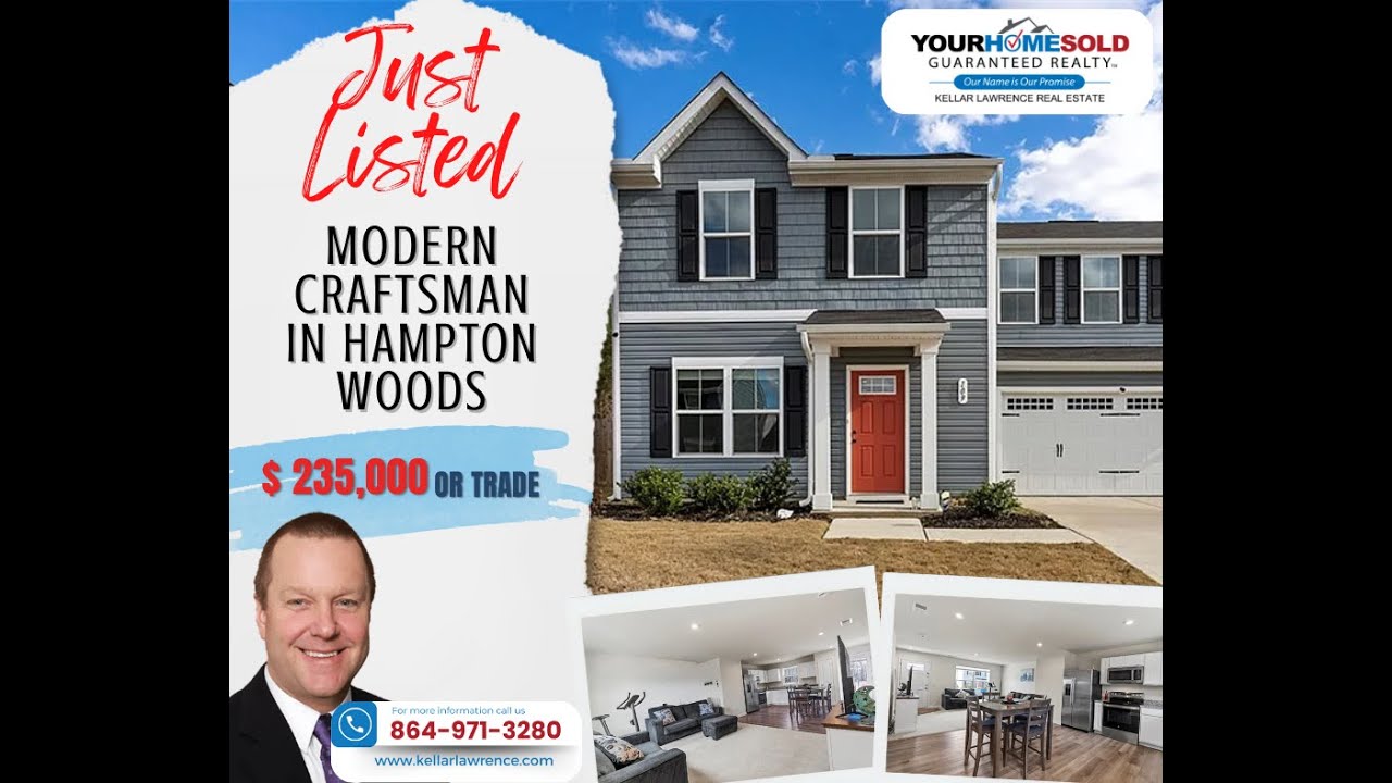 New Listing | Modern Craftsman In Hampton Woods